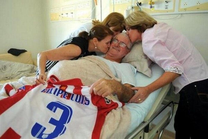 Είδε τον Λουίς από το… νοσοκομείο