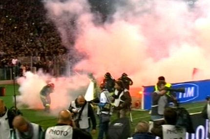 Eνταση και μέσα στο “Ολίμπικο” (PHOTOS)