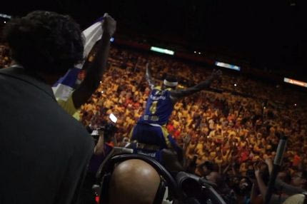 Ο τελικός από “κρυφή” κάμερα (VIDEO)