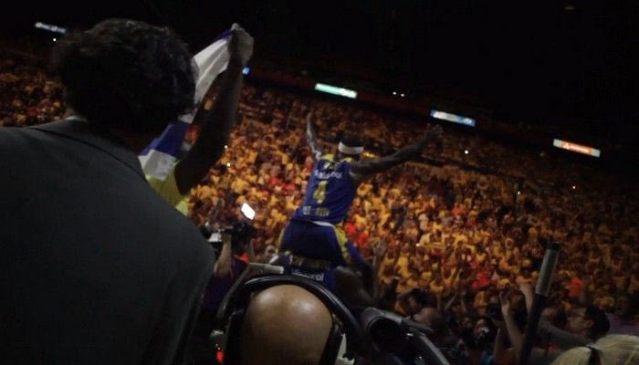 Ο τελικός από “κρυφή” κάμερα (VIDEO)