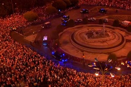 Aτελείωτο πανηγύρι στη Μαδρίτη (PICS)