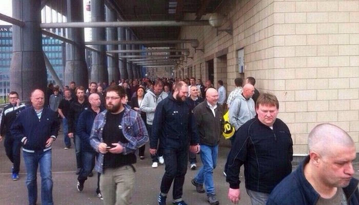 Έφυγαν από το γήπεδο οι οπαδοί της Νιούκαστλ (PHOTOS+VIDEOS)