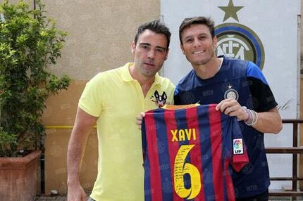 Το απόλυτο respect του Τσάβι στον Ζανέτι (PHOTO)