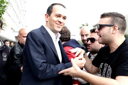 Μαζί με την αποστολή ο Γ. Αγγελόπουλος