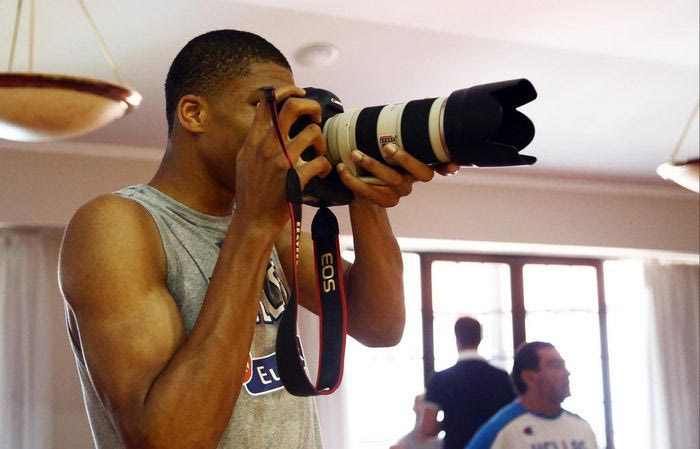 Ο φωτογράφος Αντετοκούνμπο (PHOTOS)