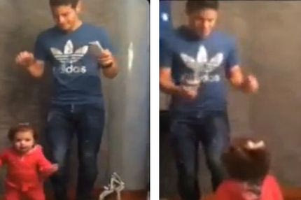 Ο Χάμες χορεύει με την κόρη του (VIDEO)