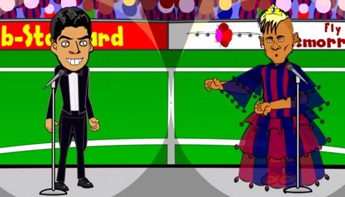 Ο Νεϊμάρ παρουσιάζει Σουάρες (VIDEO)