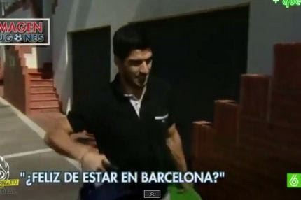 Κλειδώθηκε απ’ έξω ο Σουάρες (VIDEO)