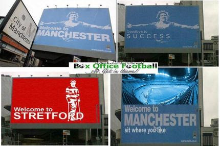 Αναθέρμανση του πολέμου των αφισών στο Μάντσεστερ (PHOTOS)