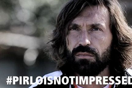 #PirloIsNotImpressed