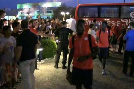 Στιγμιότυπα από την άφιξη στο Αγρίνιο (VIDEO)