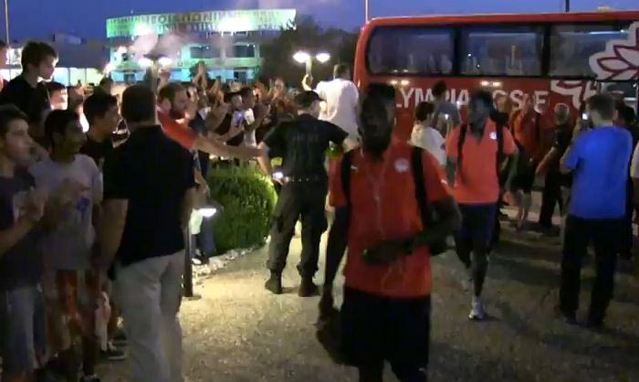 Στιγμιότυπα από την άφιξη στο Αγρίνιο (VIDEO)