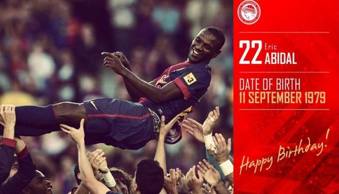 “Χρόνια πολλά Ερίκ Αμπιντάλ”