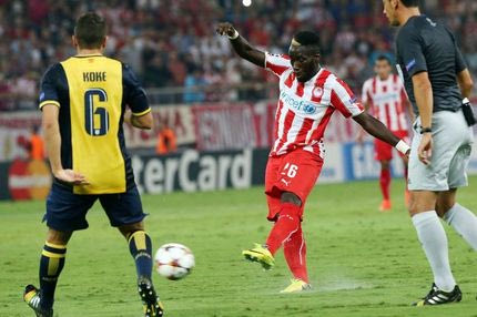 O Μαζουακού το 1-0 για τον Ολυμπιακό (VIDEO)