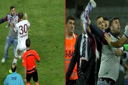 Ο Αβραάμ προστάτευσε διαιτητή από εισβολέα οπαδό! (VIDEO)