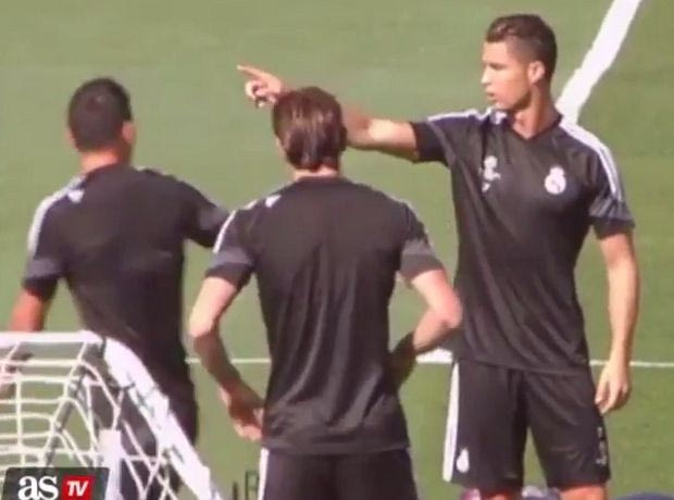 Ο Ρονάλντο έδιωξε τον Ροντρίγκες στην προπόνηση (VIDEO)