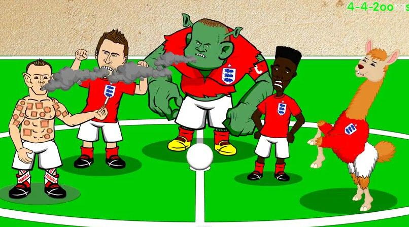 Το Εσθονία-Αγγλία σε καρτούν! (VIDEO)