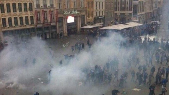 O κακός χαμός στη Λιλ με οπαδούς της Έβερτον (VIDEO+PHOTOS)