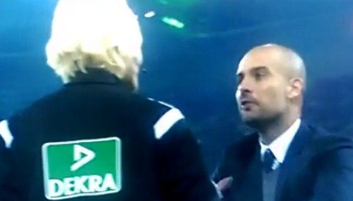 Ο Γκουαρδιόλα και η διαιτητής (VIDEO)