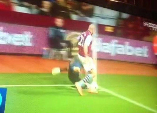 Ο Μίλνερ τράκαρε με το σημαιάκι (VIDEO)