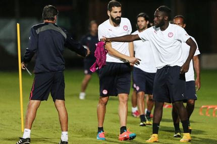 Ακυρώθηκε λόγω βροχής η ανοιχτή προπόνηση του Ολυμπιακού