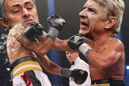 “Τρολάρισμα” σε Μουρίνιο και Βενγκέρ για τον καβγά (PHOTOS)