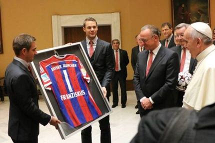 Επισκέφτηκε το Βατικανό η Μπάγερν Μονάχου (PHOTO & VIDEO)