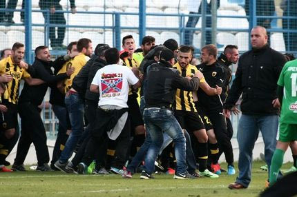 Η ανατροπή της ΑΕΚ και οι έξαλλοι πανηγυρισμοί (PHOTOS+VIDEOS)