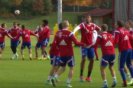 H τρομερή προπόνηση της Μπάγερν (VIDEO)