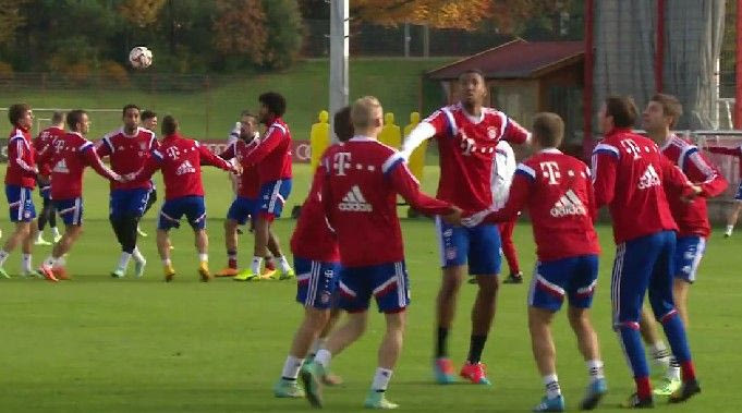 H τρομερή προπόνηση της Μπάγερν (VIDEO)