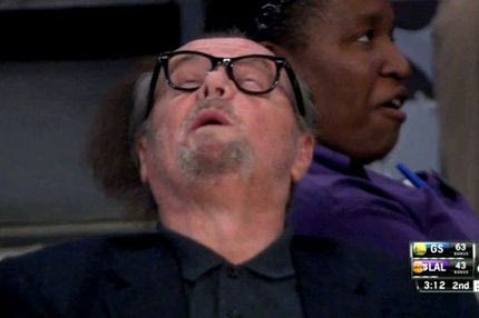 Ο Νίκολσον δεν άντεξε τους Λέικερς (PHOTO)