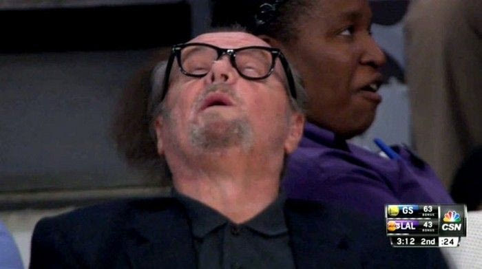 Ο Νίκολσον δεν άντεξε τους Λέικερς (PHOTO)