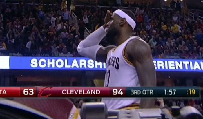 Τάπα και… προσοχή ο ΛεΜπρόν (VIDEO)