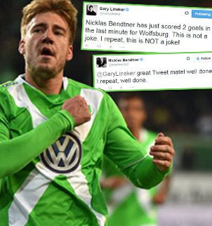 Τρολάρισμα Λίνεκερ σε Μπέντνερ στο twitter!