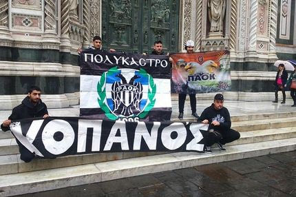 Γέμισε ΠΑΟΚτσήδες η Φλωρεντία (PHOTOS & VIDEOS)