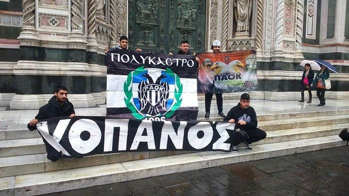 Γέμισε ΠΑΟΚτσήδες η Φλωρεντία (PHOTOS & VIDEOS)