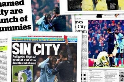 Τα επικριτικά πρωτοσέλιδα για τη Μάντσεστερ Σίτι (PHOTOS)
