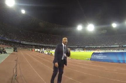 XAMOΣ όταν μπαίνει γκολ στο “Σαν Πάολο” (VIDEO)