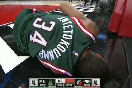 Ο τραυματισμός του Αντετοκούνμπο (VIDEO)