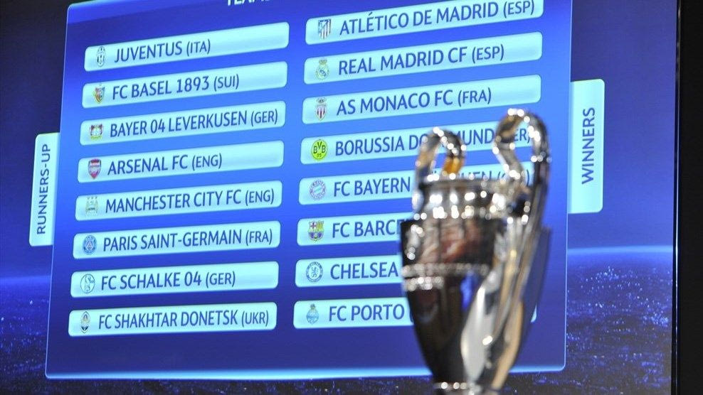 Η κλήρωση των 16 του Champions League