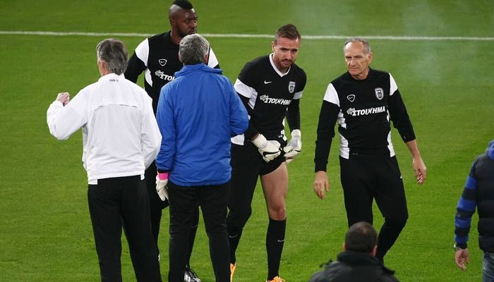 Έσκασε δυναμιτάκι στον Γλύκο, έφυγε ο ΠΑΟΚ από τον αγωνιστικό χώρο (PHOTOS)