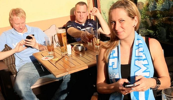 Οι δημοσιογράφοι της Μάλμε και οι ΑΕΚτζήδες