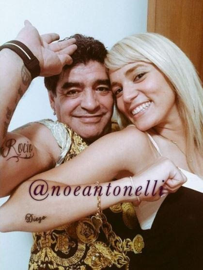 Τα τατουάζ του Μαραντόνα για την σύντροφό του (PHOTOS)