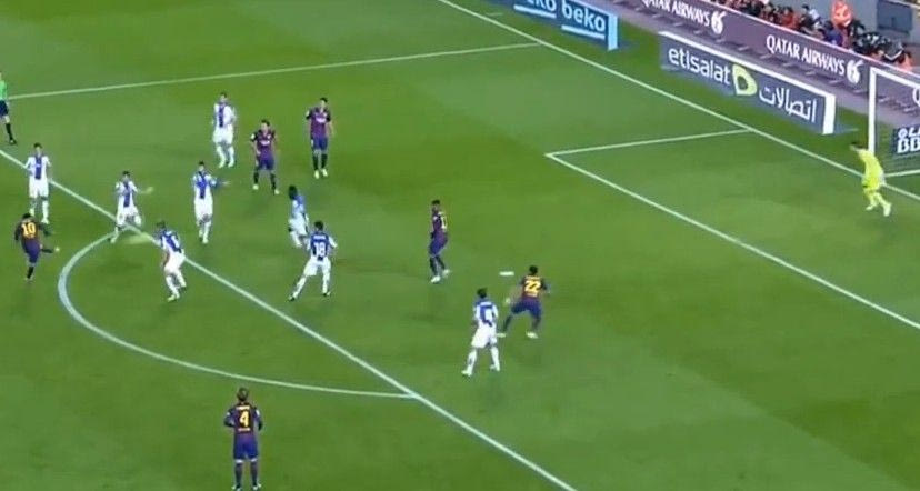 Γκολ από το μάτι της βελόνας ο Μέσι (VIDEO)