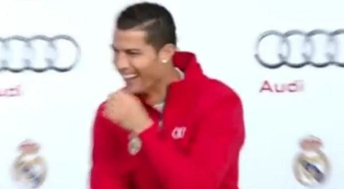 “Λύθηκε” στα γέλια ο Ρονάλντο (VIDEO)