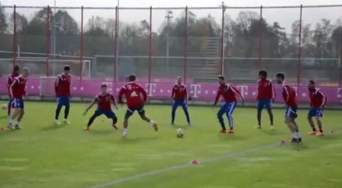 Τρομερό θέαμα στην προπόνηση της Μπάγερν (VIDEO)