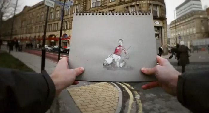 Η καριέρα του Ρονάλντο σε σκίτσα (VIDEO)