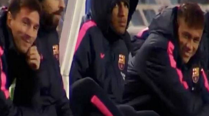 Ο Νεϊμάρ κάνει πλάκα με τον Μέσι (VIDEO)