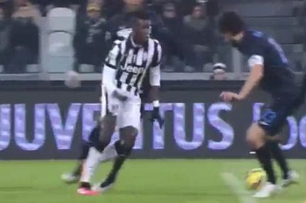 Μαγική ενέργεια ο Πογκμπά στο ντέρμπι με την Ίντερ (VIDEO)