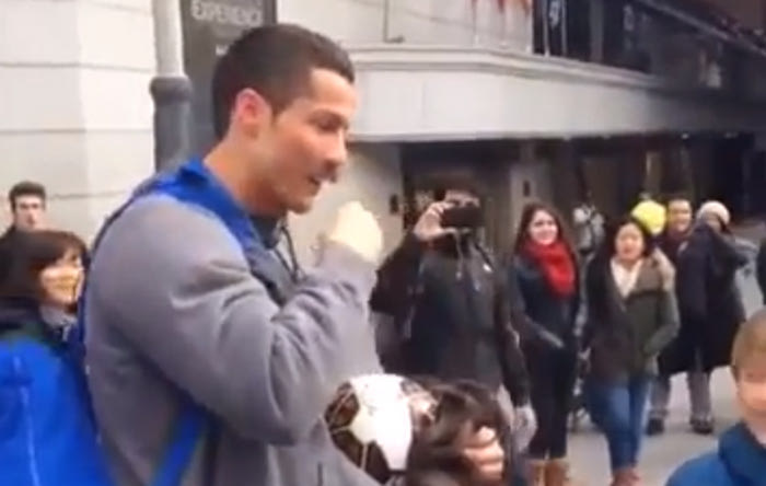 Ο… άστεγος Ρονάλντο (VIDEO)